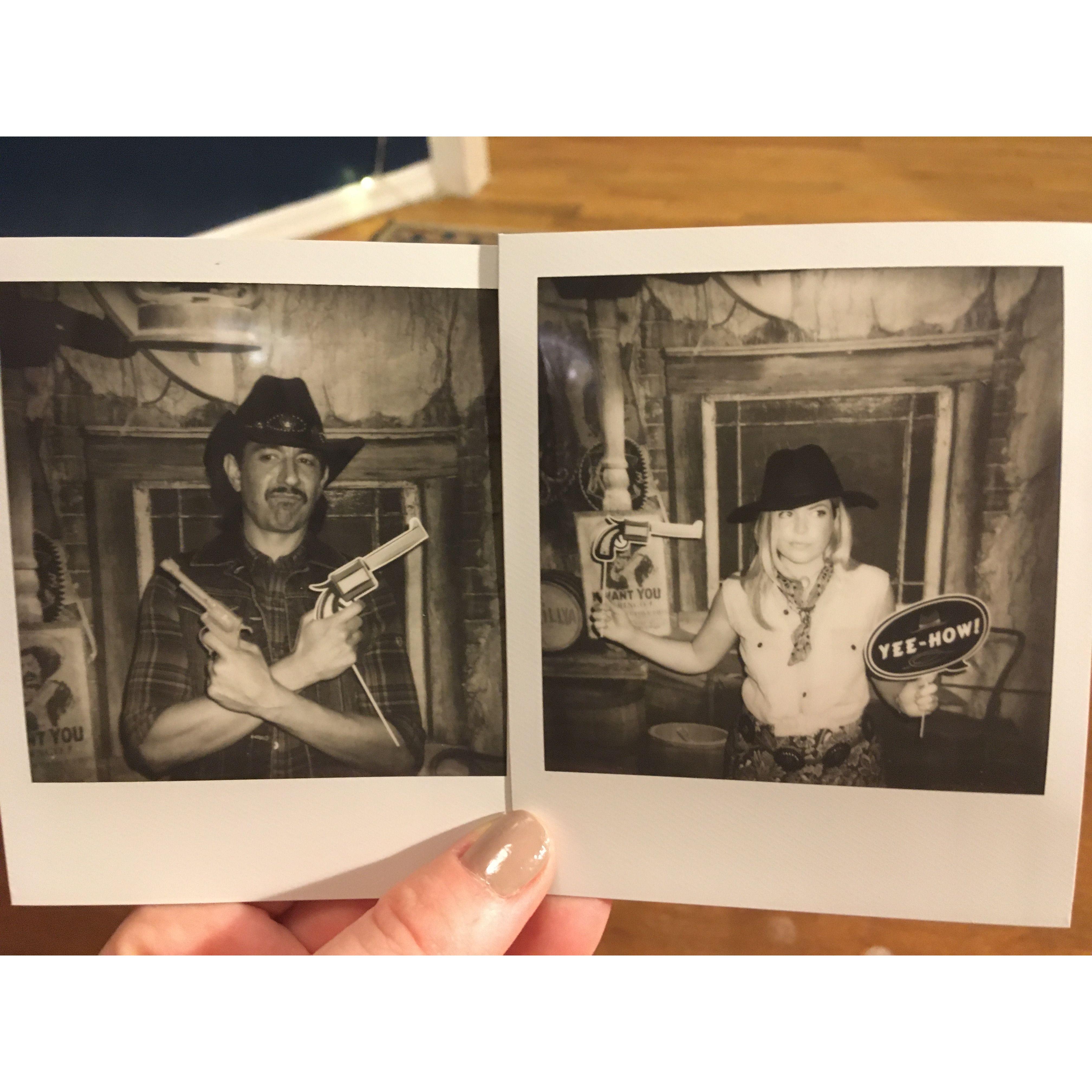 Alex and Jason for Wild West New Year's.