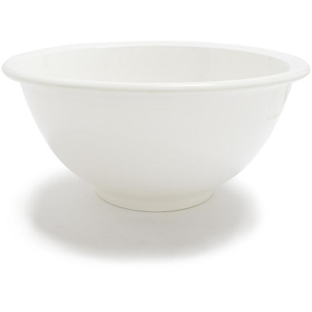 Italian Whiteware Deep Serving Bowl, 14.5"