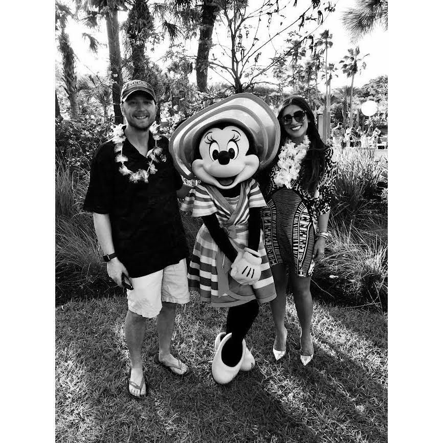 Meeting Minnie at Disney's Dolphin Resort in Orlando, FL