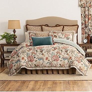 Rose Tree Haylie Jacobean Floral King Comforter Set