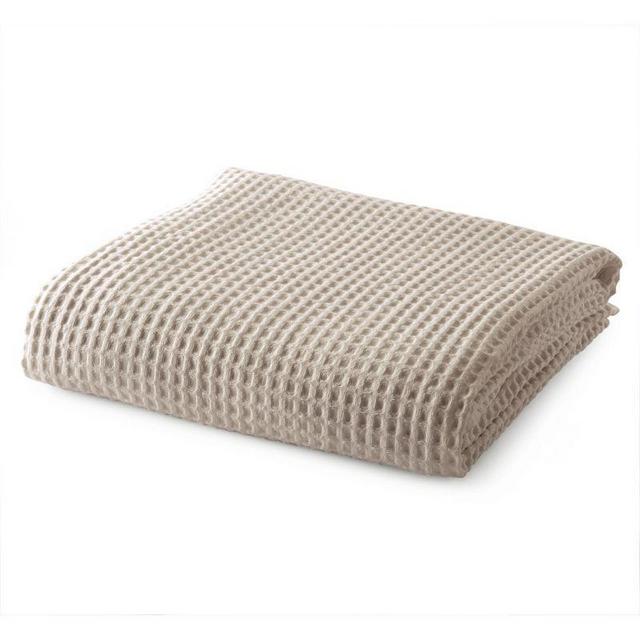 Great Bay Home Cotton Super Soft All-Season Waffle Weave Knit Blanket
