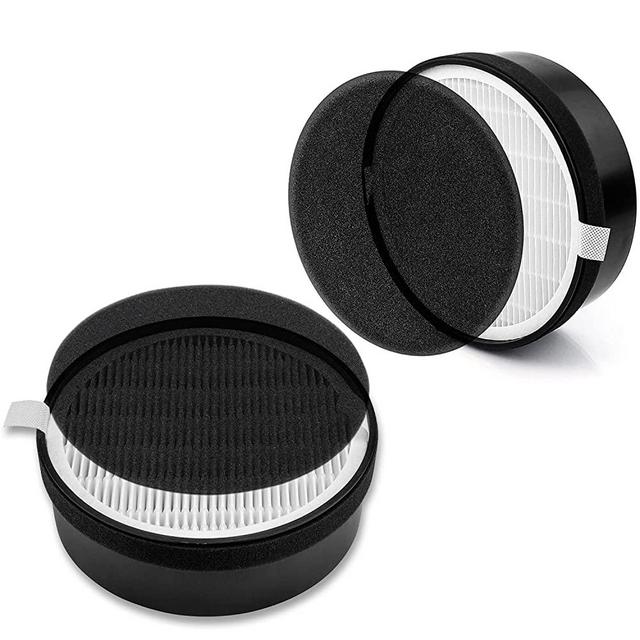 Funmit LV-H132 Replacement Filter for LEVOIT LV-H132 Air Purifier Replacement Filter, H13 True HEPA Filter, High-Efficiency Activated Carbon, Part # LV-H132-RF, 2 Pack