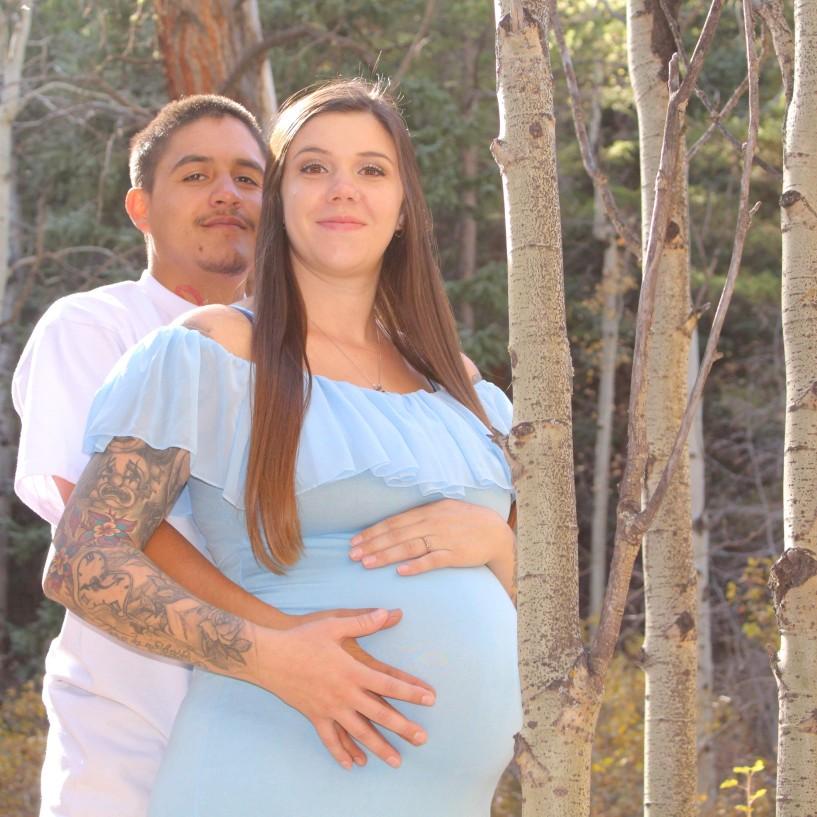 During our second round of maternity pictures before the birth of our son!