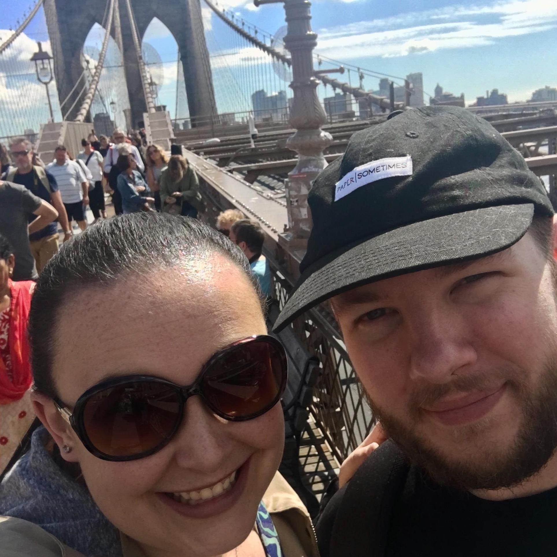 Brooklyn Bridge selfie! #newyork
