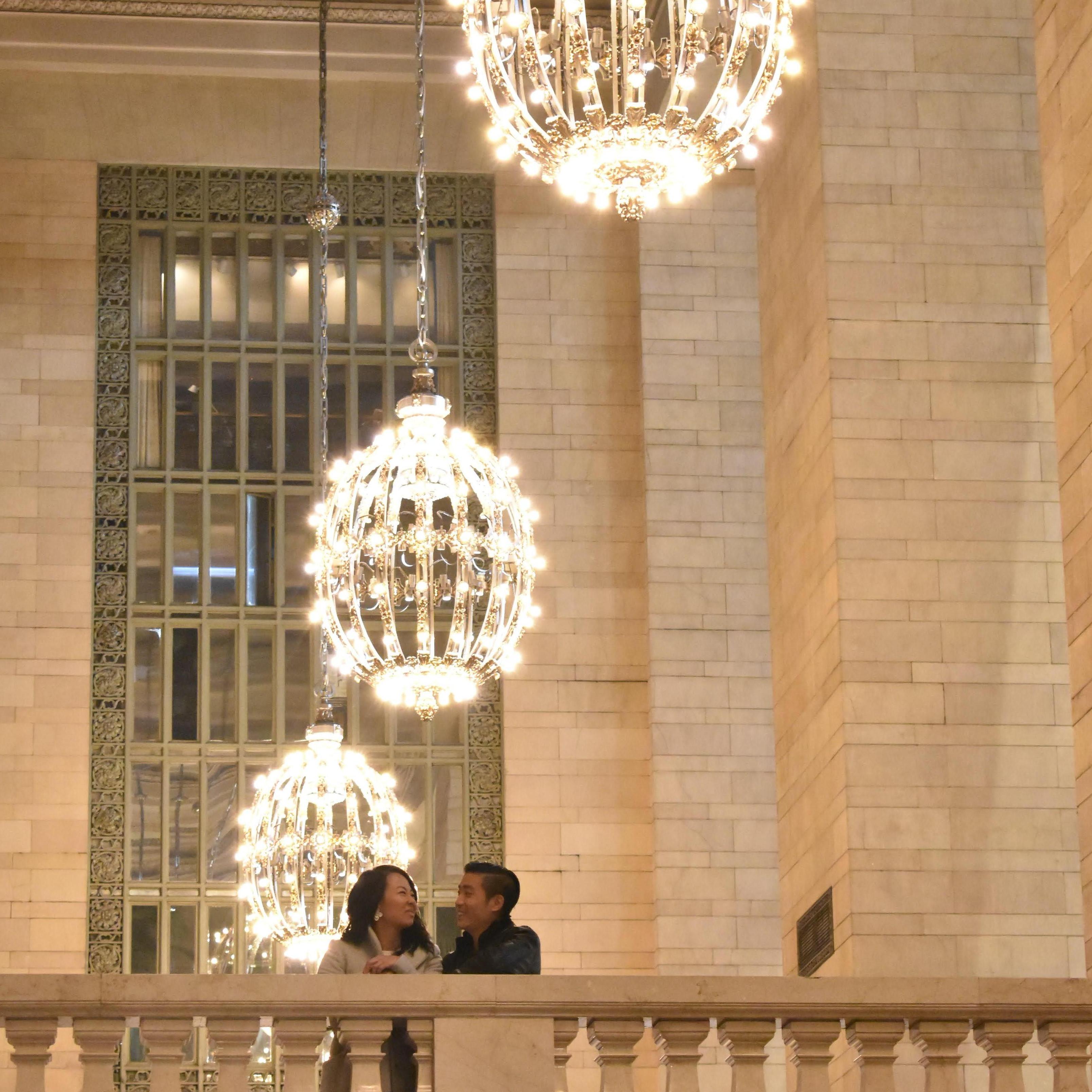 at Grand Central, not running late for a train for once