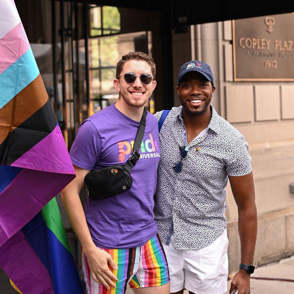 Celebrating pride in Boston.
