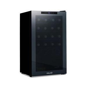 33-Bottle Black Freestanding Dual Zone Wine Fridge | Newair