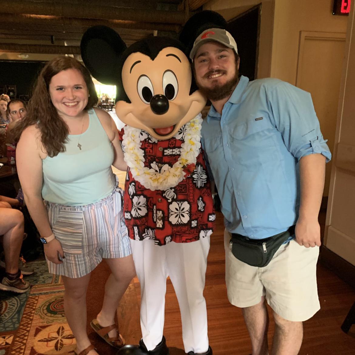 First trip together, to Disney for Matt’s sisters Hannah’s 21st birthday!