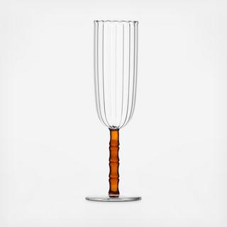 Rivoli Flute Glass, Set of 2