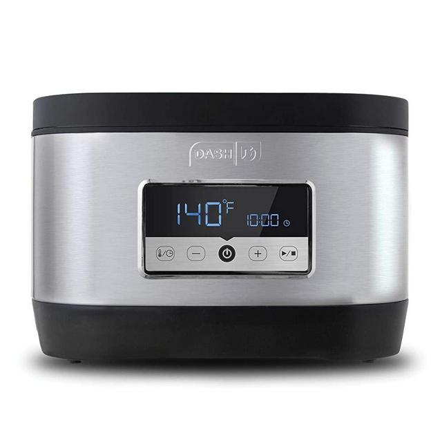 Dash Chef Series Stainless Steel Sous Vide, 8.5 quart, Silver/Black