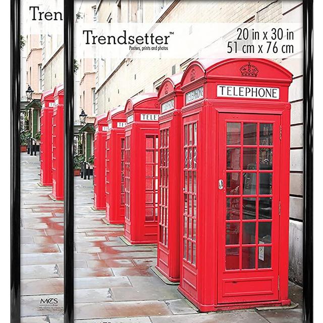 MCS 20 x 30 Inch Trendsetter Poster Frame, Black, 2-Pack, 20 x 30, 2 Count