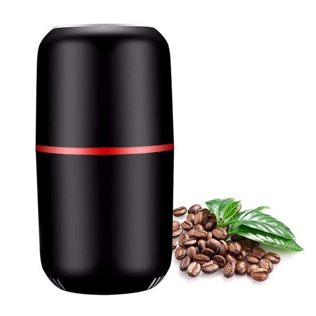 Electric Coffee Grinder, 120g Large Capacity Spice Grinder with Stainless Steel Blade, One-Press Operation, 150W Powerful Multifunctional Grinder for Coffee Beans, Nuts, Seeds, Peanuts, Grains, Herbs …