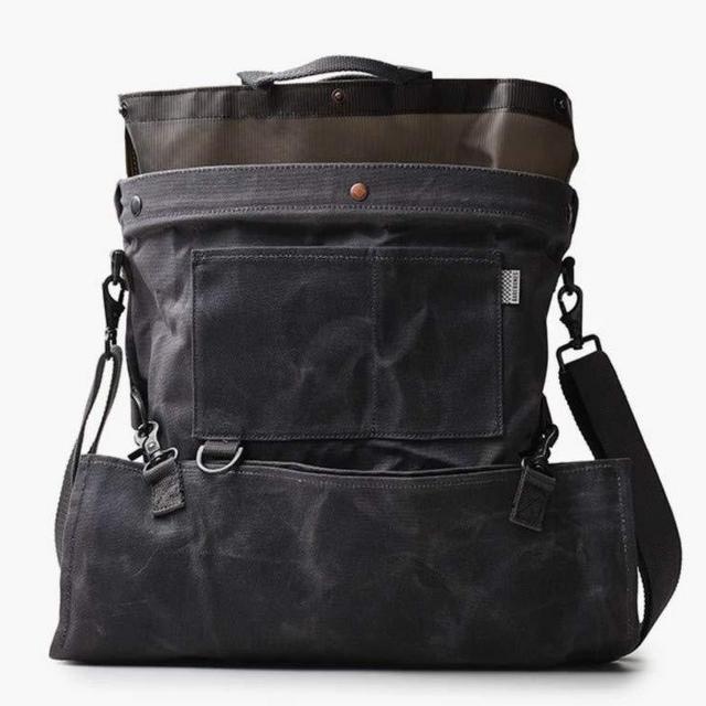 Barebones | Harvesting & Gathering Bag - Convertible Straps, Weather- & Water-Resistant Waxed Canvas