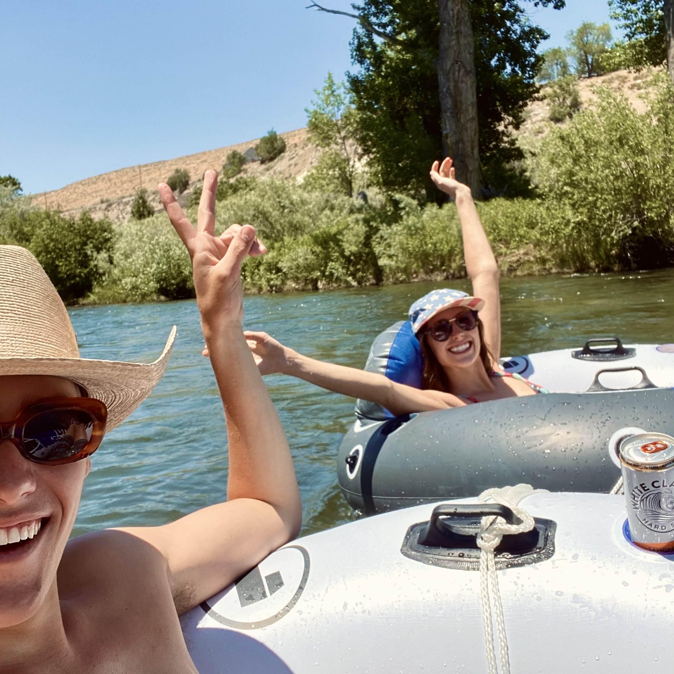 2020, summer kids floating down the Truckee River!