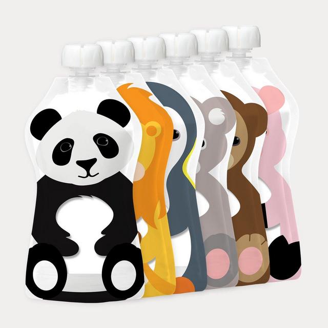 Squooshi Reusable Food Pouch | Large 6 Pack - 5 oz.