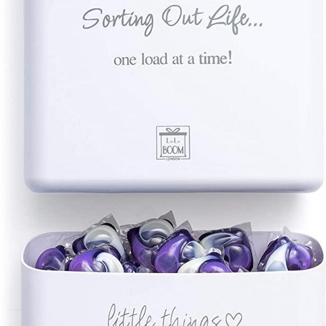 LAUNDRY ROOM ORGANIZATION & STORAGE I Magnetic Boxes for Lint I Detergent Pods Bin I Laundry Room Decor Accessories I Large & Small Slim Space Saving
