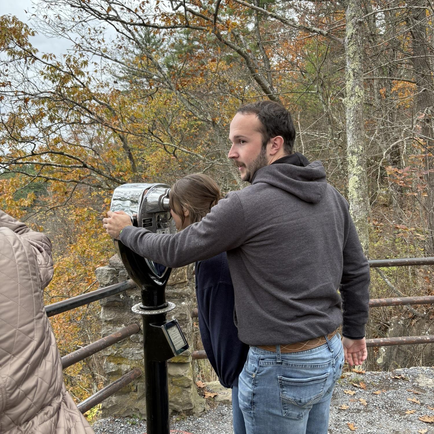 Brydon saw something at Colton’s Point and kept the viewer steady for Britney