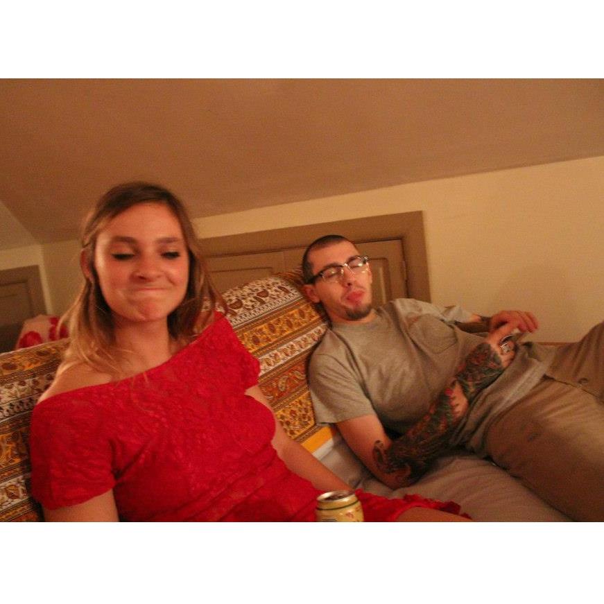 Pre-dating, Michael came to a party at Olivia's house as a "friend." Athens, Georgia, 2012.