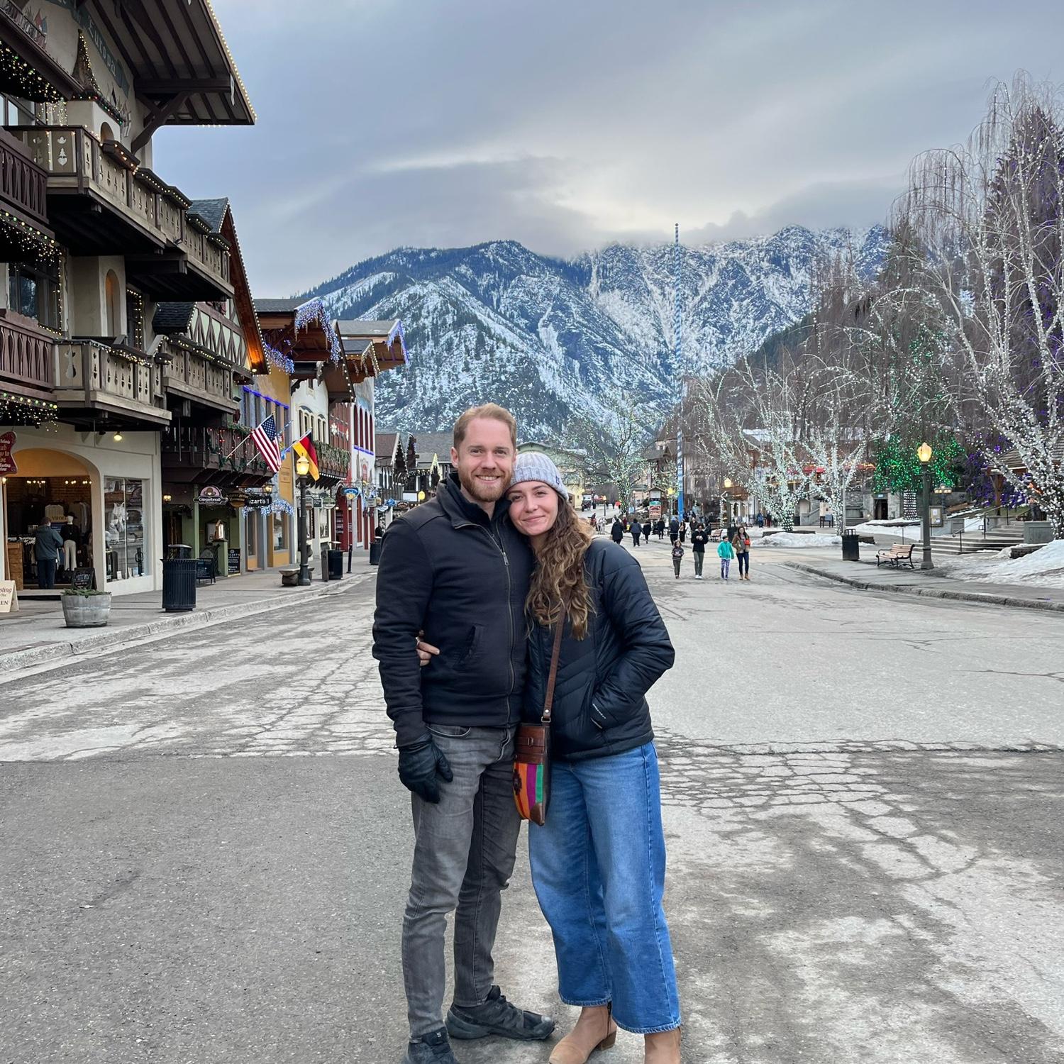 Leavenworth, WA with some of Nate’s family in February 2024.