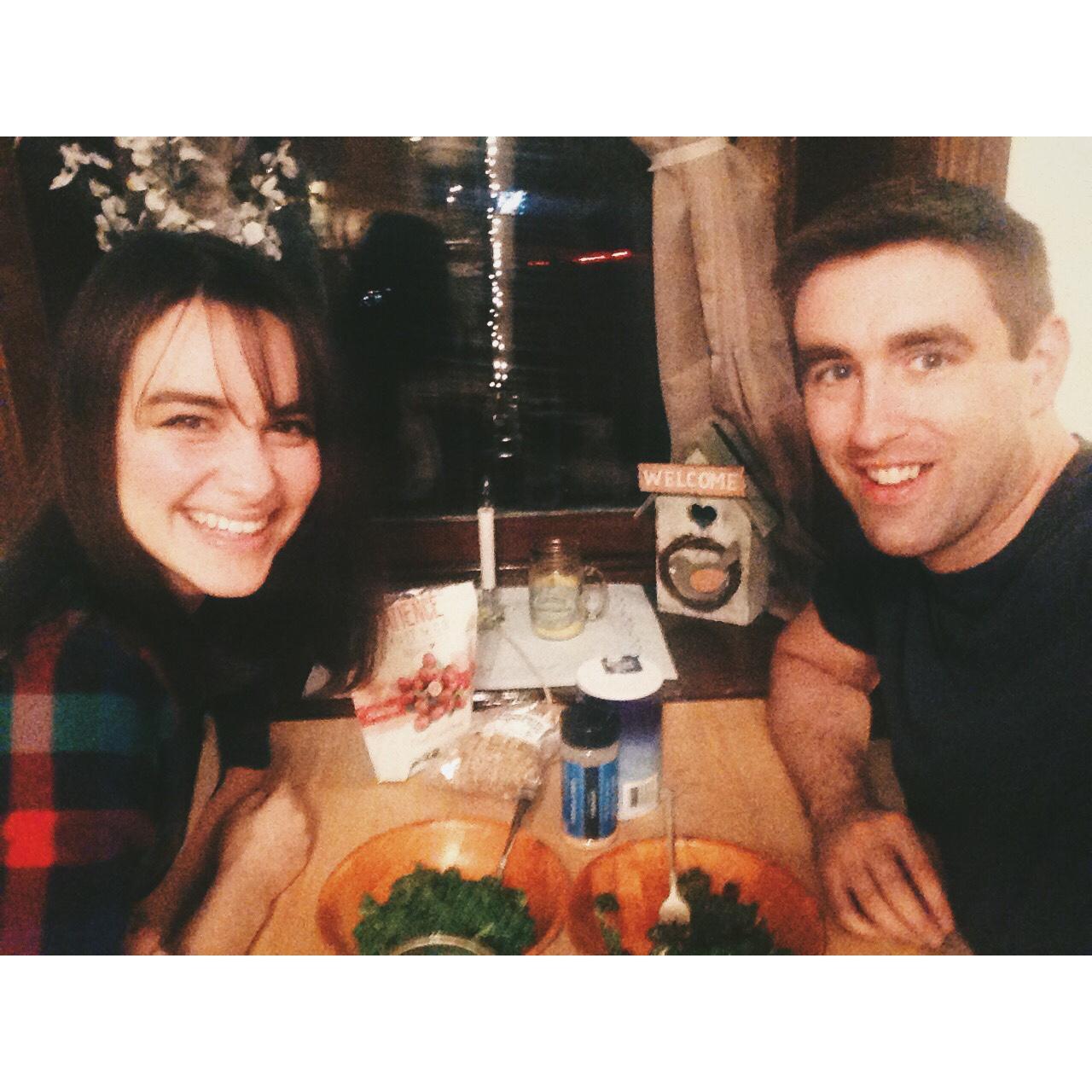 Kale night Dale night! One of our first dates after beocming "official"