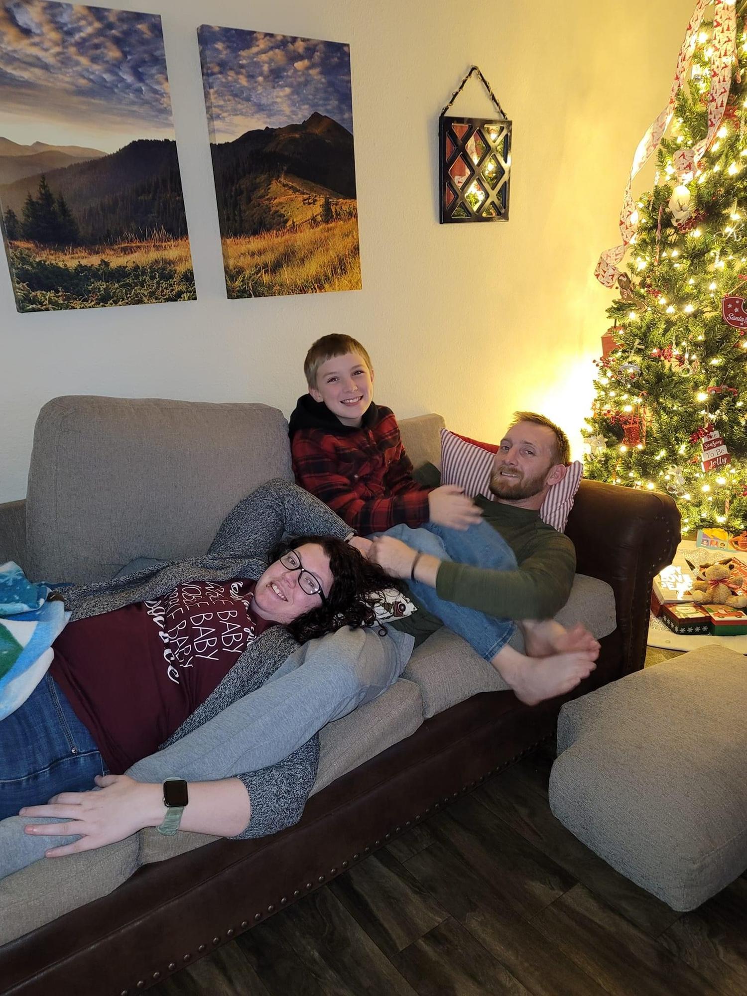 Christmas with our boy!