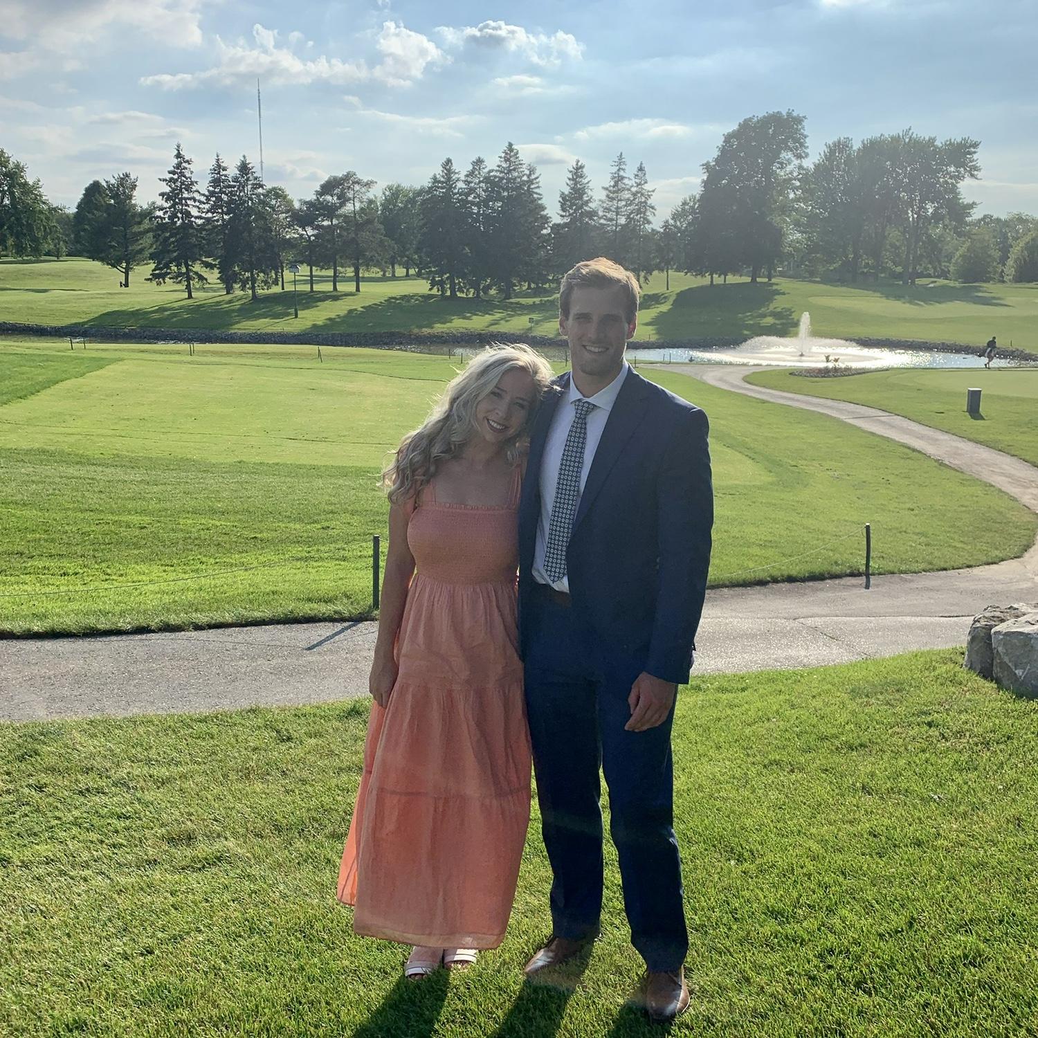 Nate's grad dinner at the Highland!