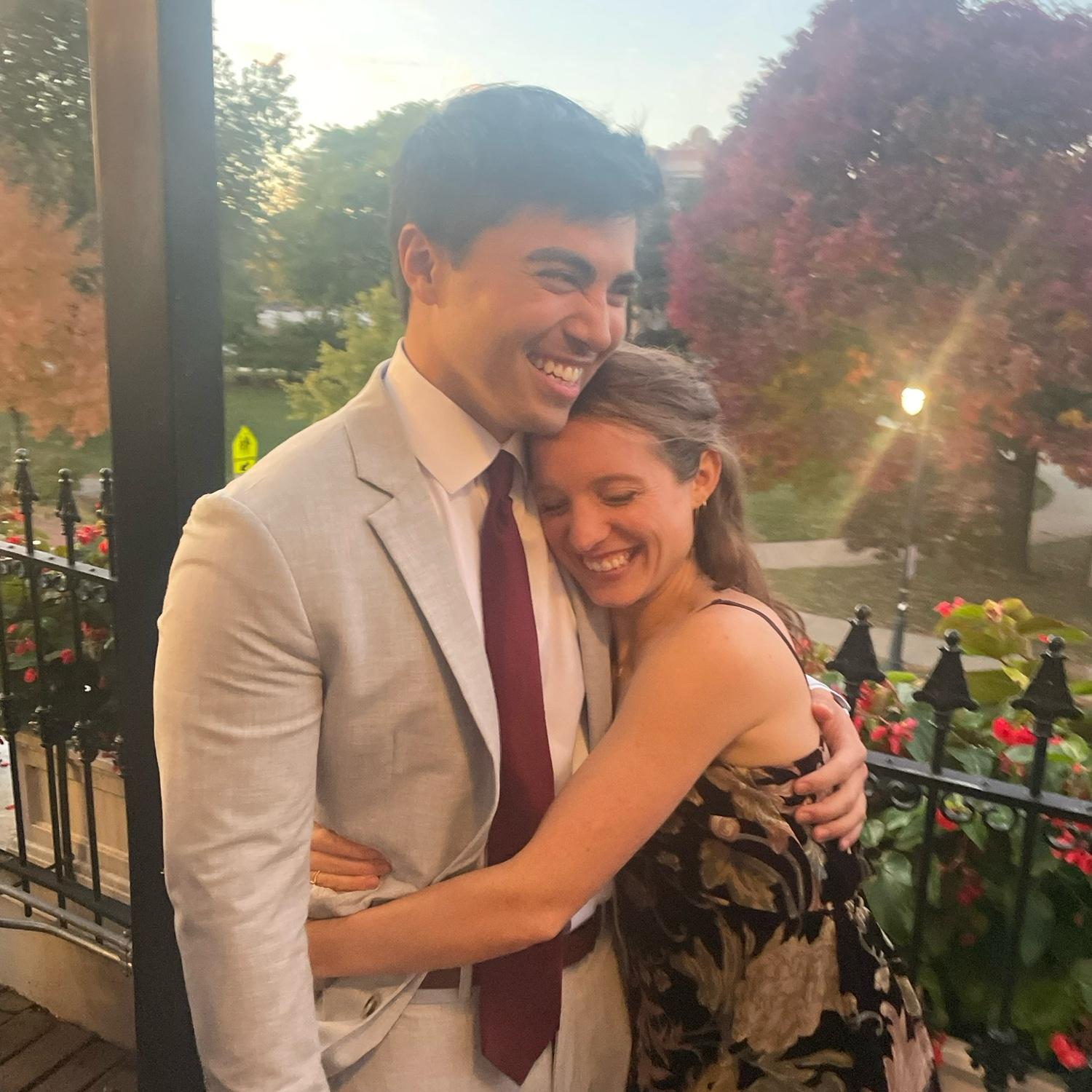 At our pals (Maureen & Zach’s) wedding fall 2024!