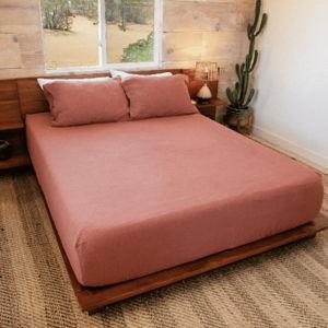 Sonoran Fitted Sheet - Terracotta | Sand Cloud