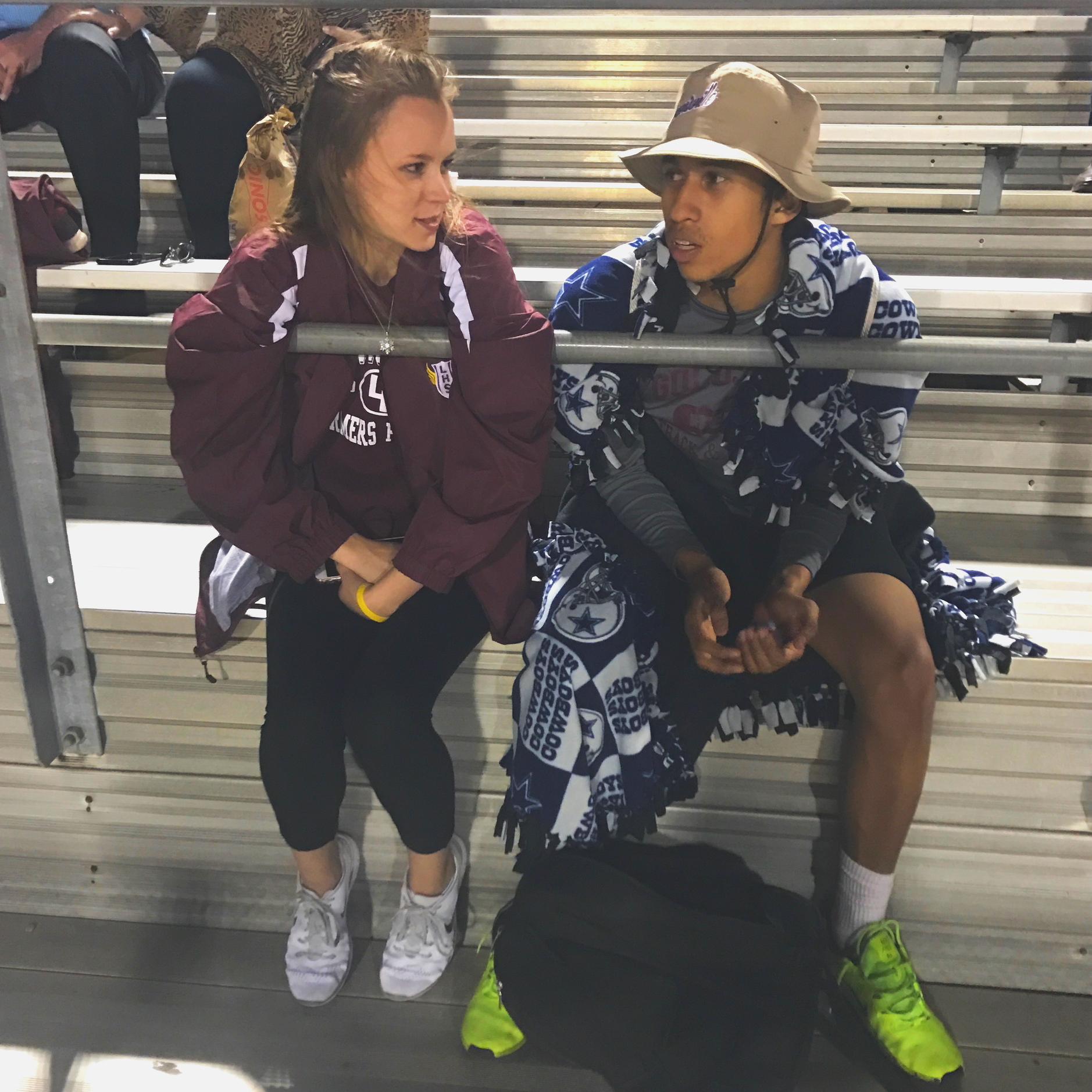 One of many high school track meets