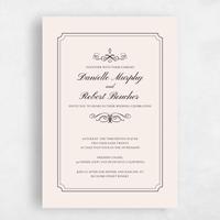 Beige Wedding Invitation - Malta Type