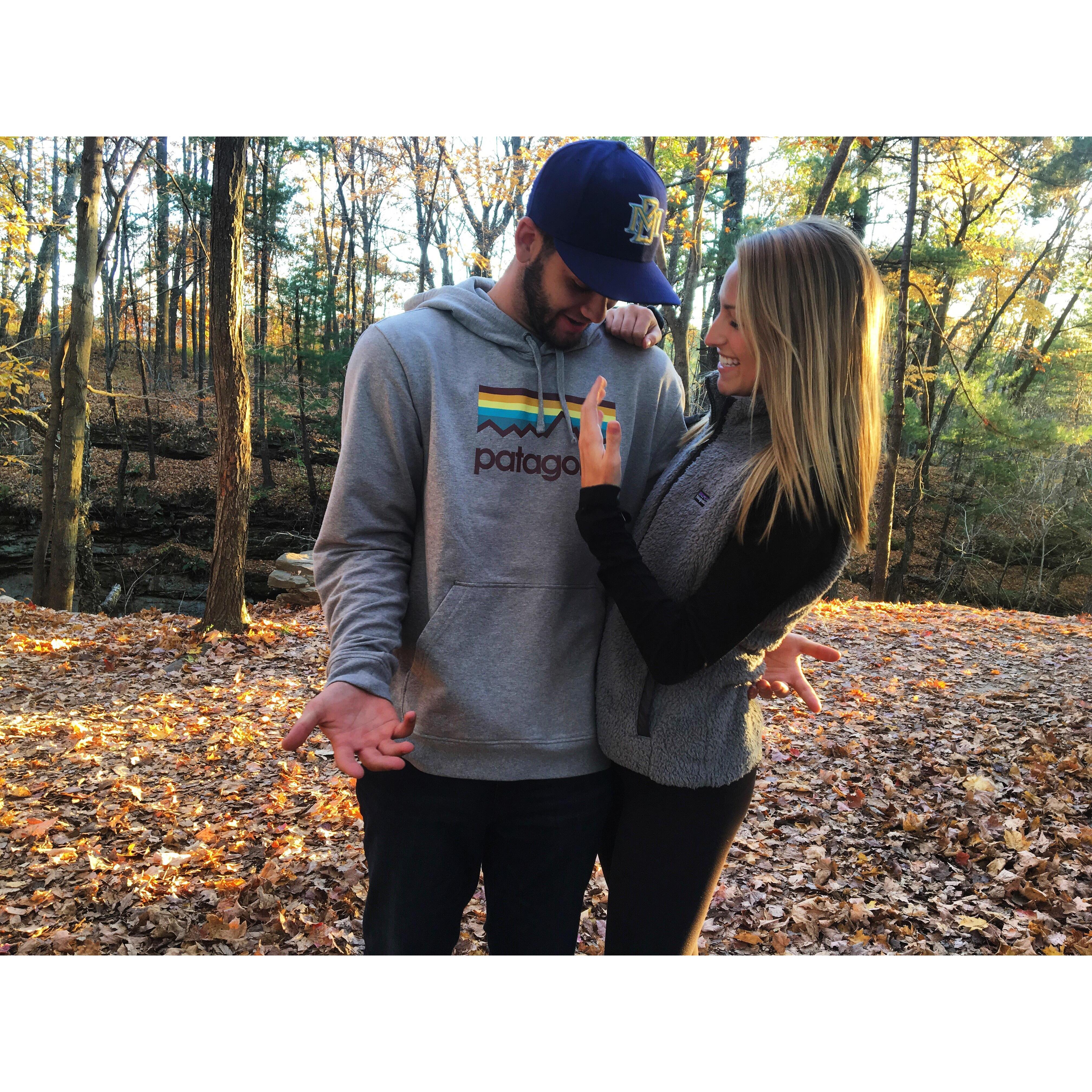 Our first attempted picture together!