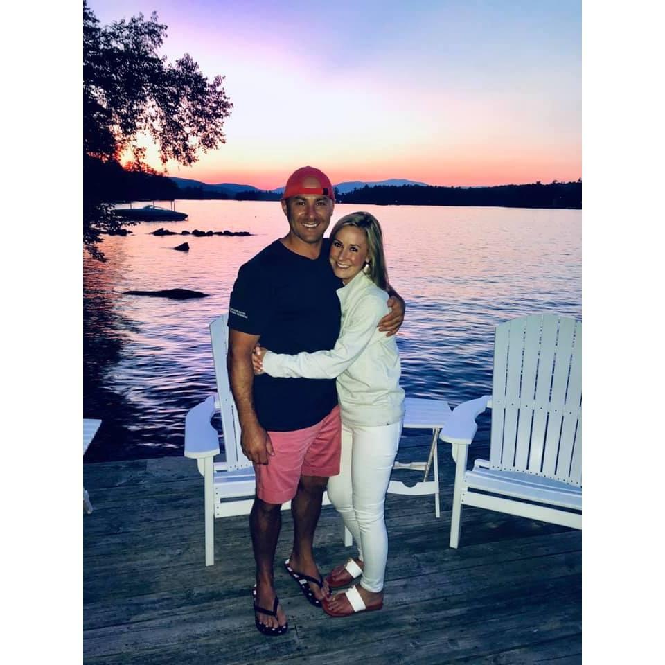 Josh calls this the "Aruba" picture. No were not in Aruba but the sunsets from the dock on Lake Winni are prettyyy amazing.