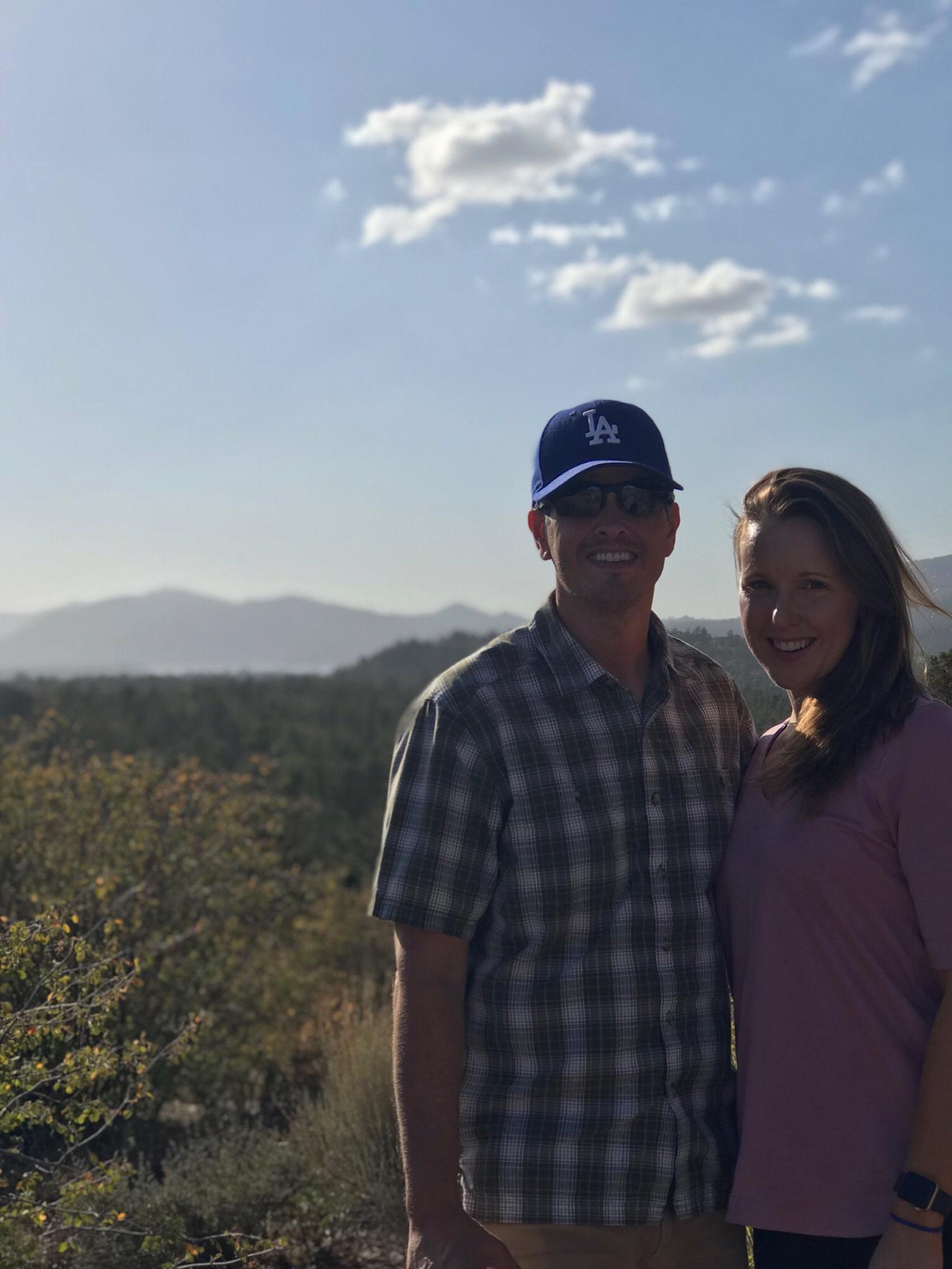 Visiting family in Big Bear, California