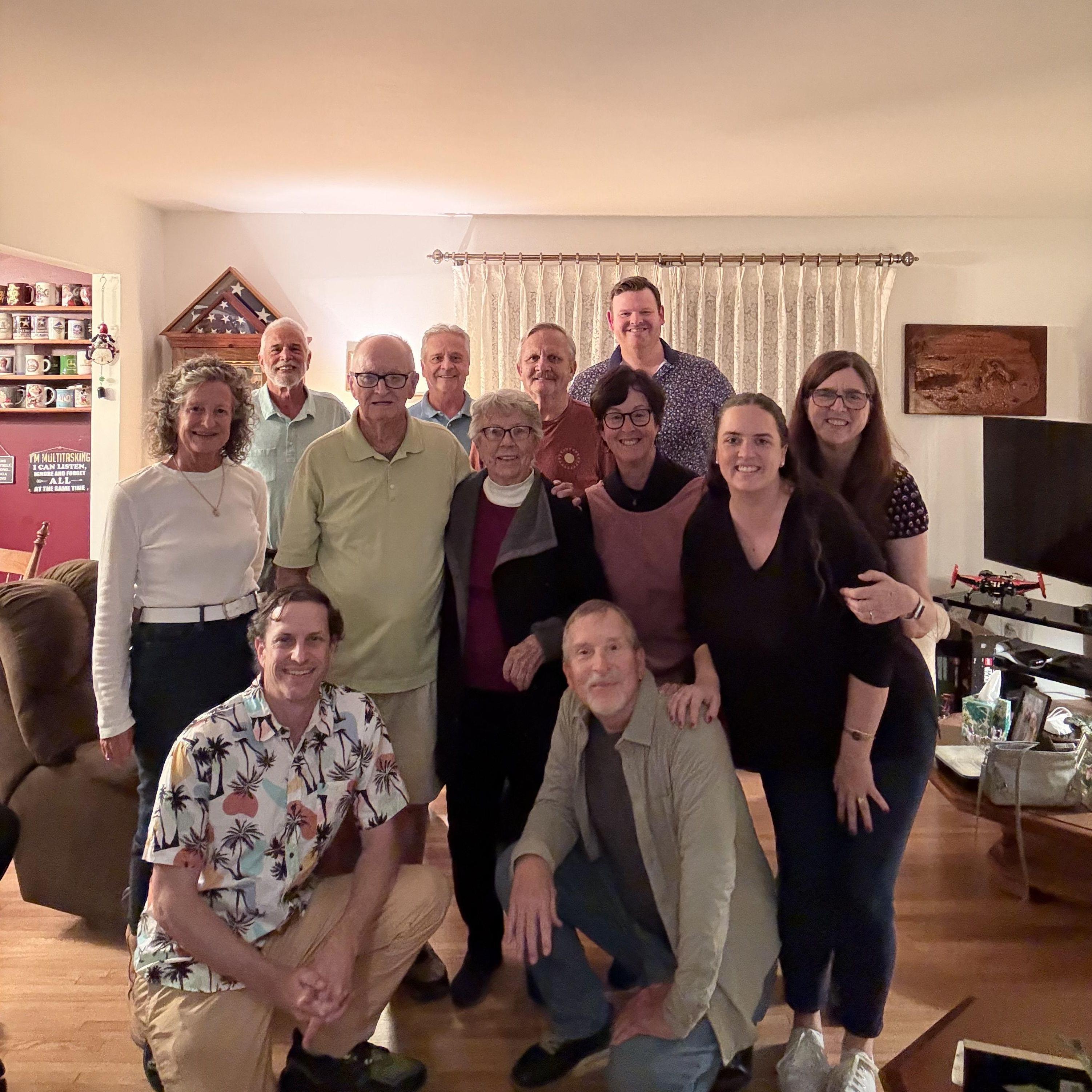 Drew's first Thanksgiving with Elizabeth's family.