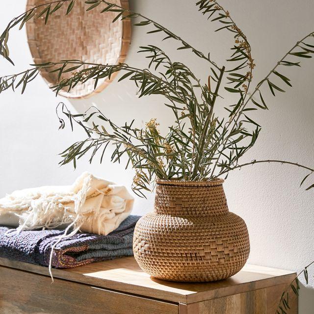 Basket Woven Pot