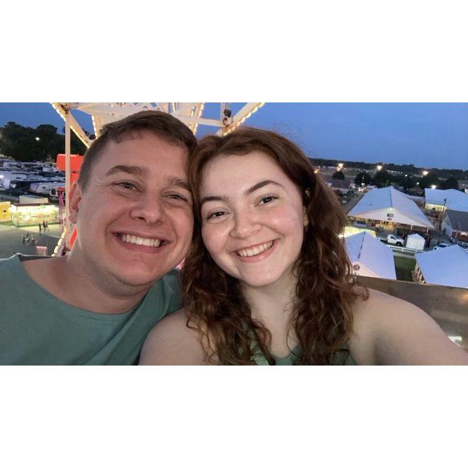 Our first visit at the 4H fair together
