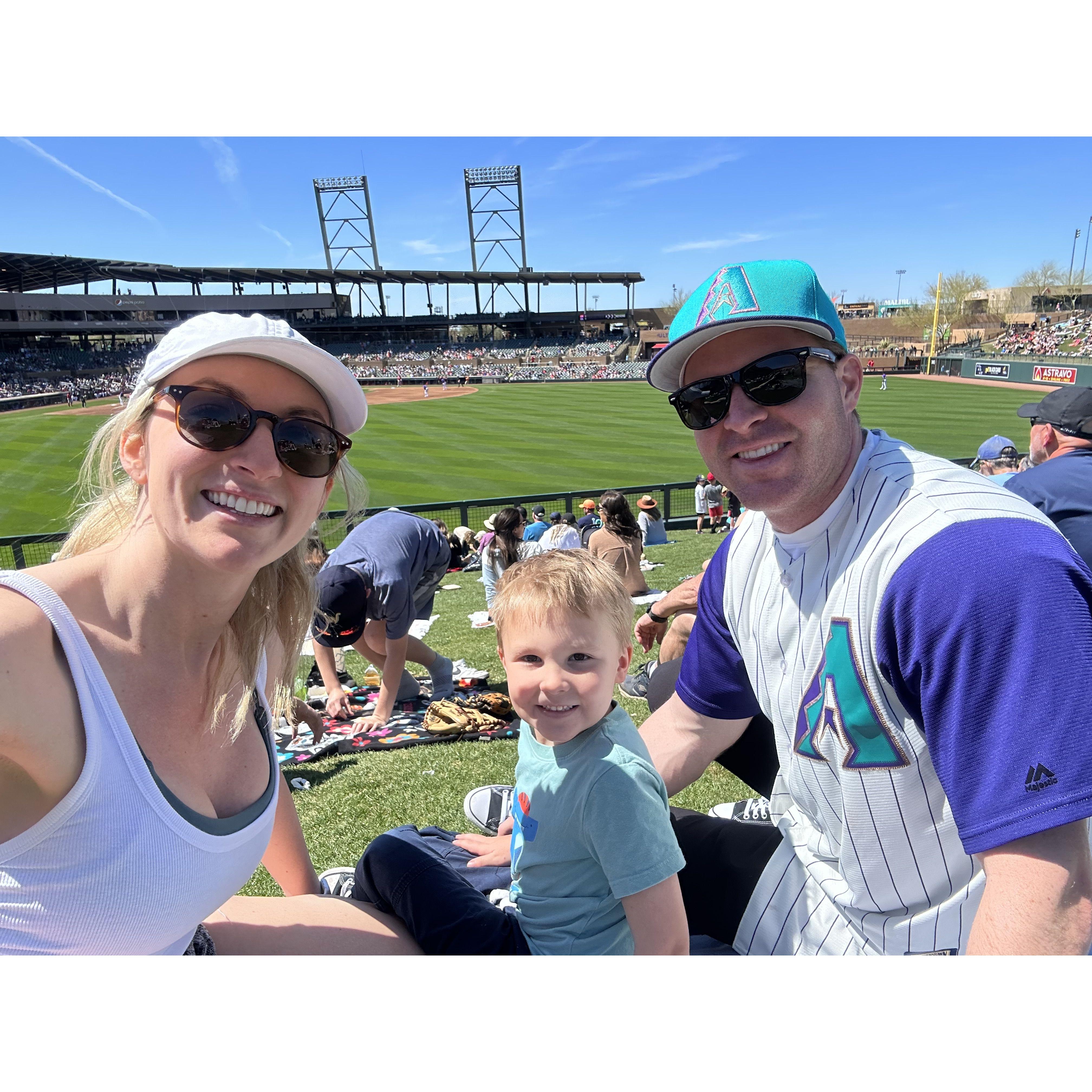 Fun in the sun - spring training games