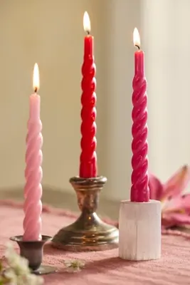 Twisty Tapers, Set of 6 Pinks