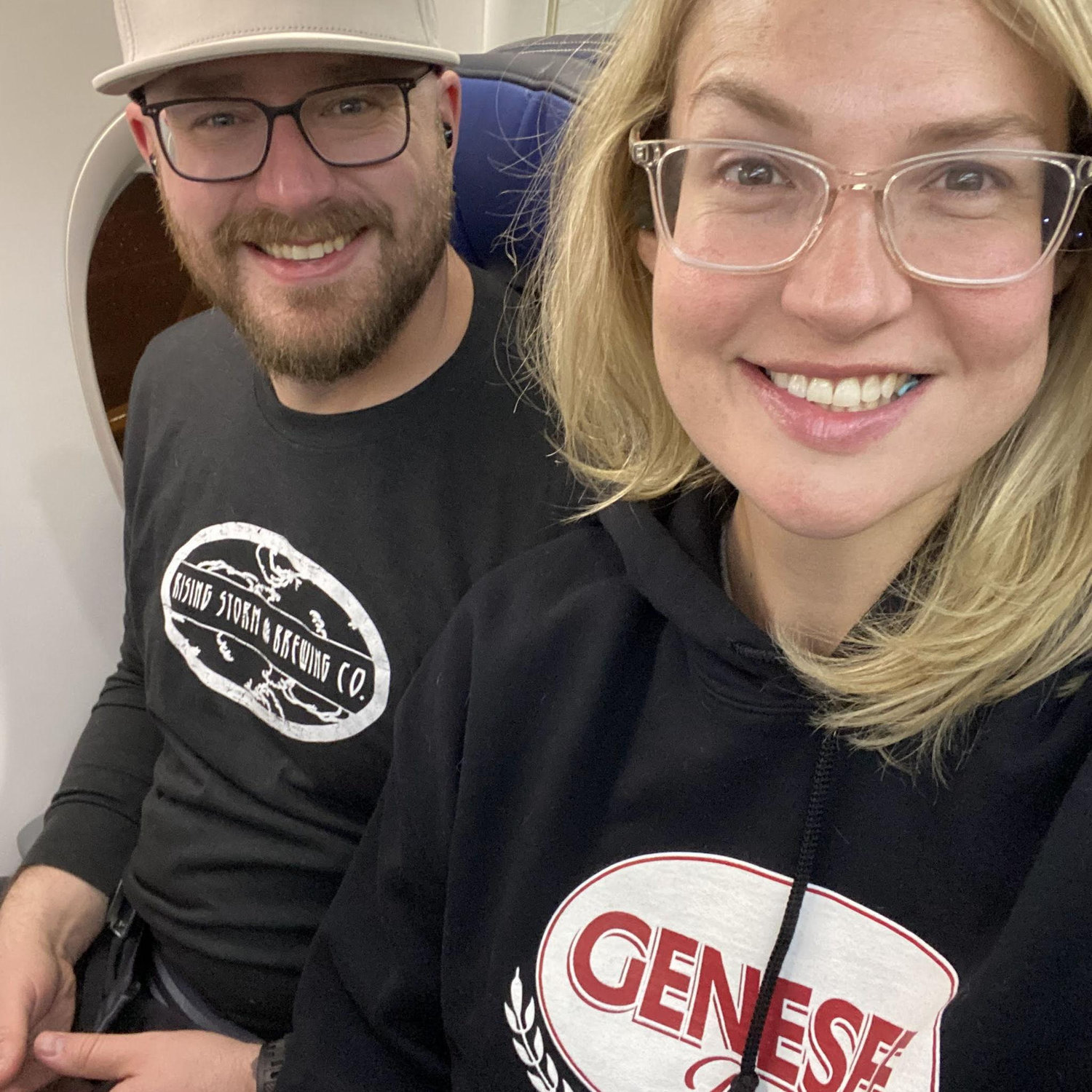 First flight together: NYC