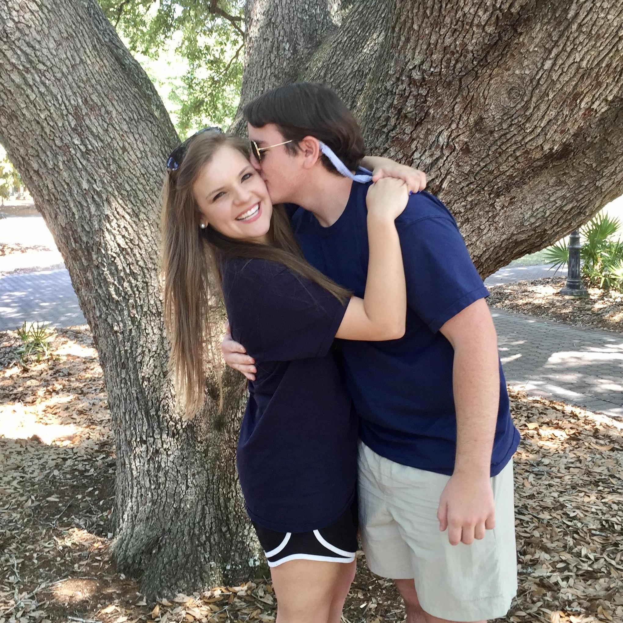 Nathan's first visit to Georgia Southern during our last semester of high school