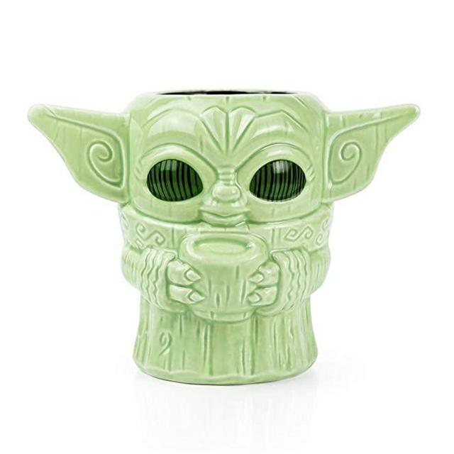 Geeki Tikis Star Wars: The Mandalorian The Child "Baby Yoda" Mug | Official Star Wars Collectible Tiki Style Ceramic Cup | Holds 16 Ounces
