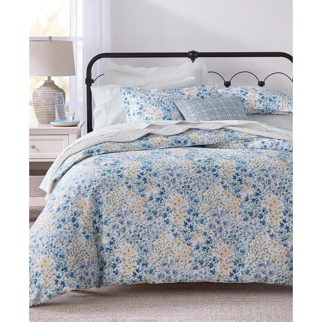 Charter Club Meadow Floral 3-Pc. Duvet Cover Set, King