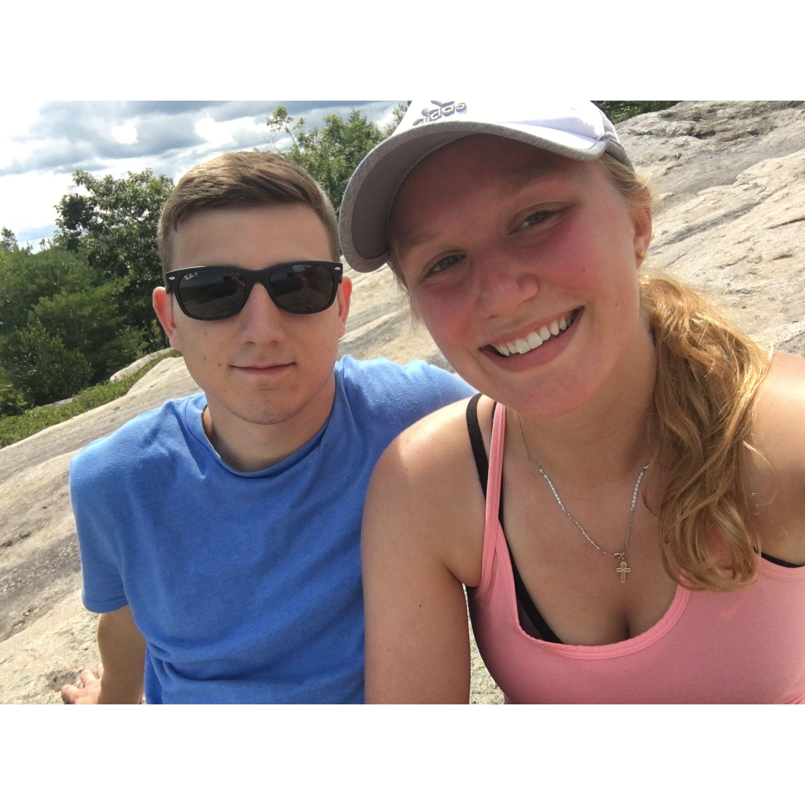 2018: at the top of Mount Major