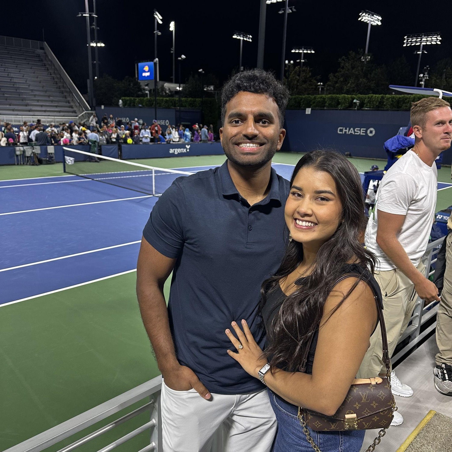 At the US Open!