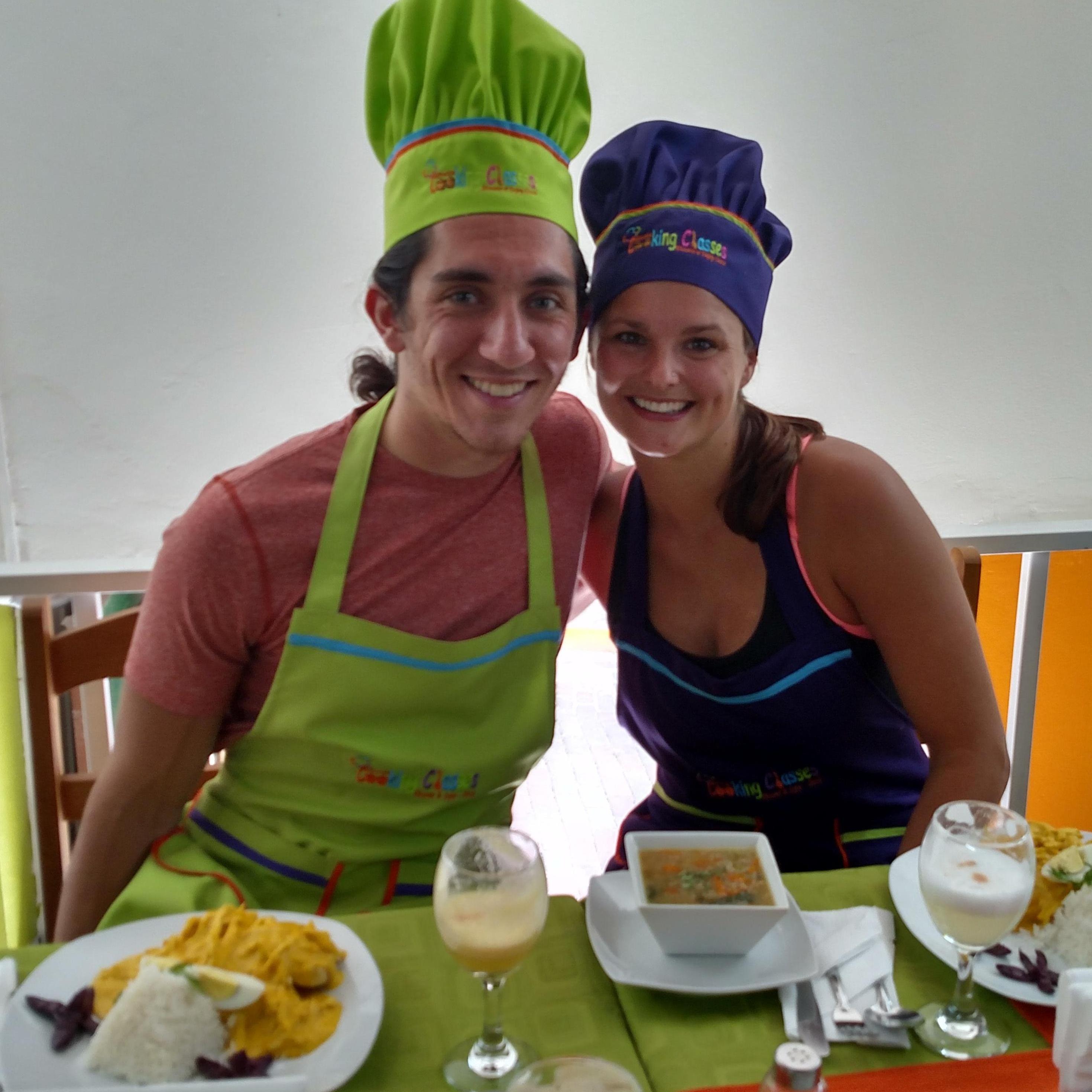Cooking class in Peru 2016