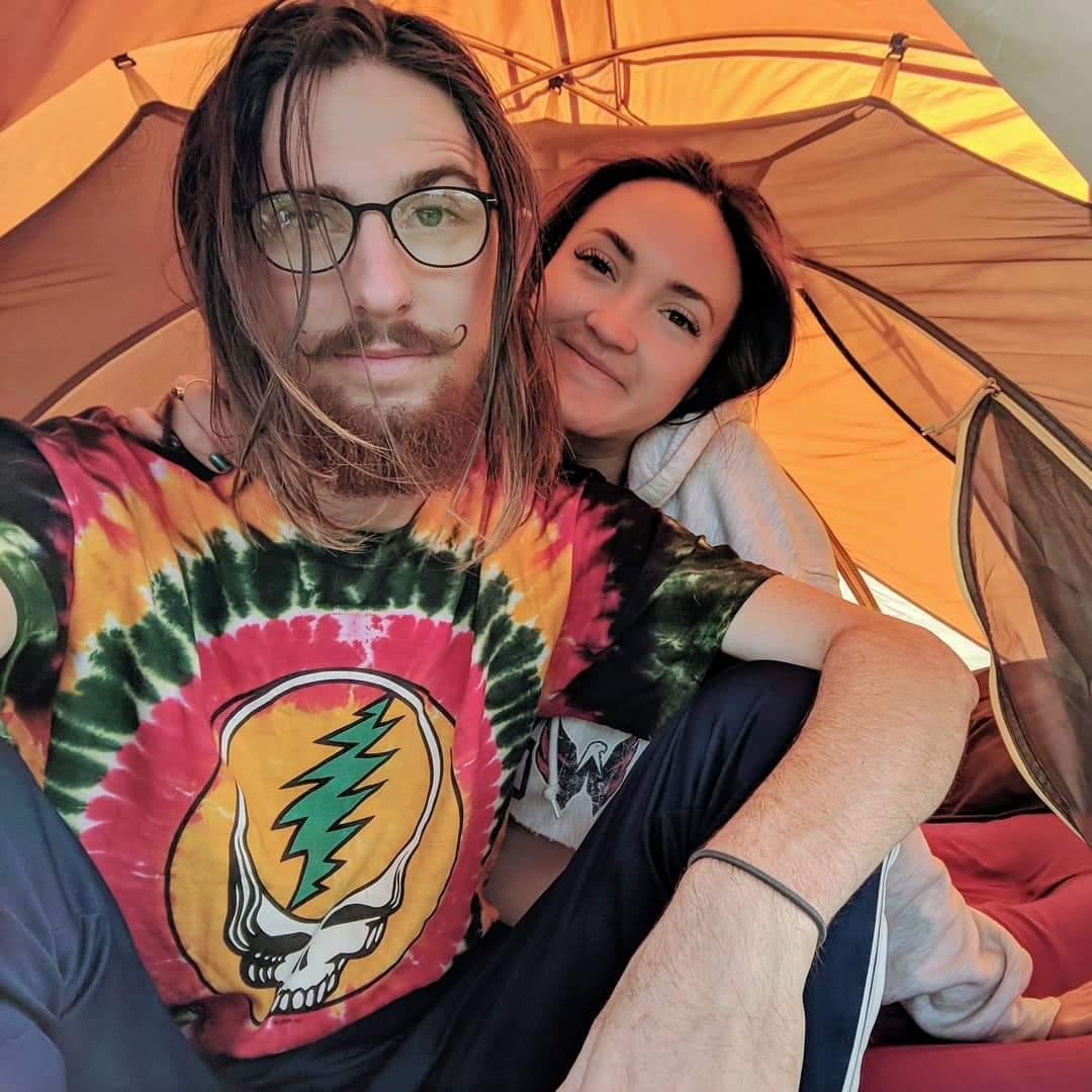 Our tent is our second home.