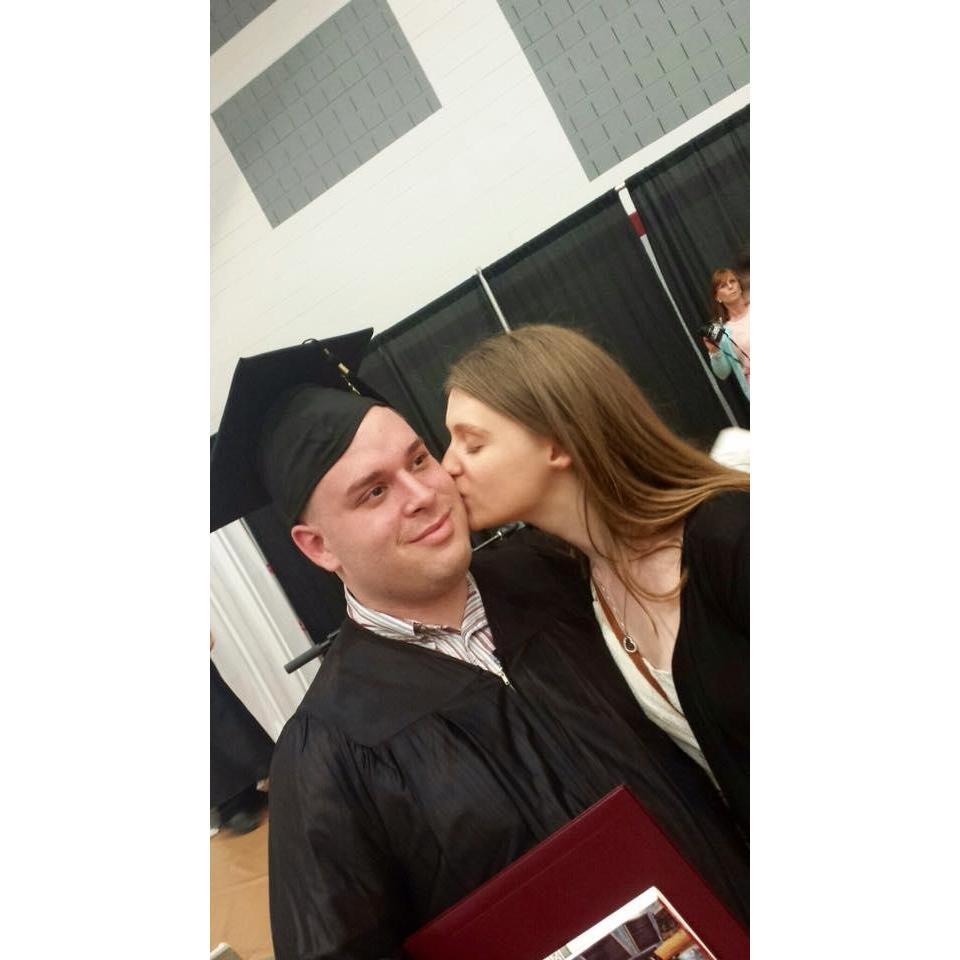 Taken at Dan's graduation from Thaddeus Steven's College of Technology.