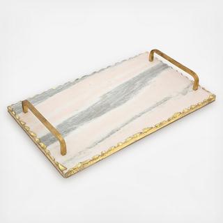 Marble Handled Tray