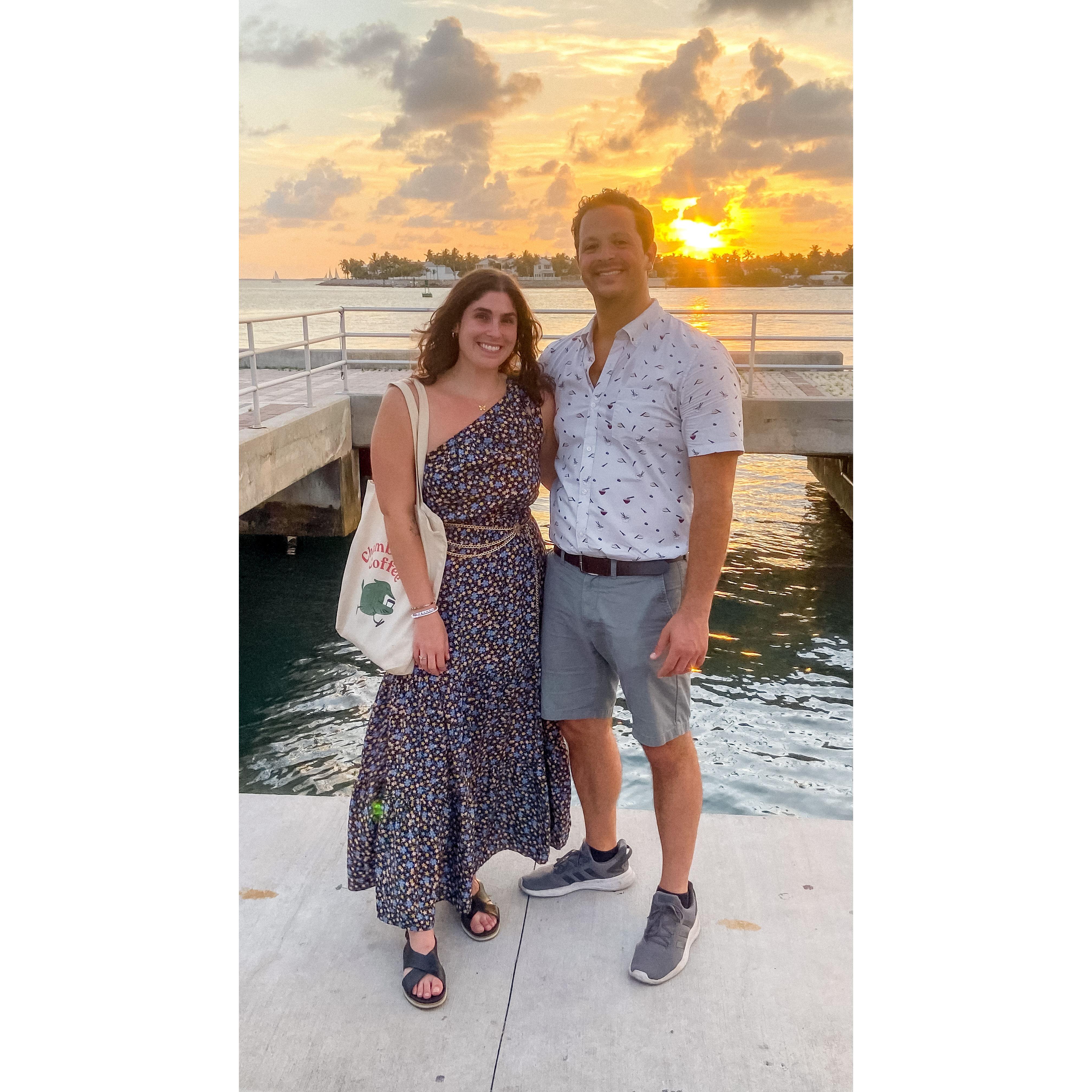 Sunset Pier in Key West!
