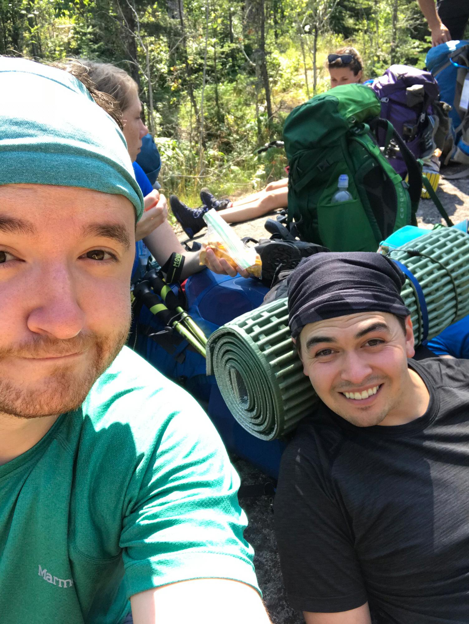 Snack break - Isle Royale National Park